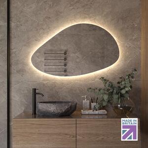 Spey Backlit Shaver Pebble Mirror
