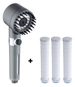 Showery® Ecoflow Massage Shower Head, Showery® EcoFlow Massage + 3 Filters