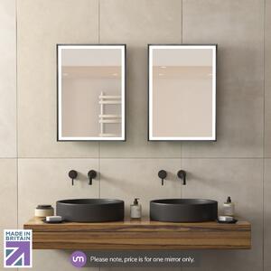 Odense Black Frame Edge Mirror