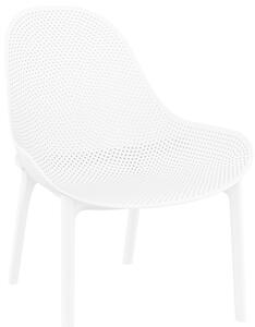 Tie Lounge Chair - White