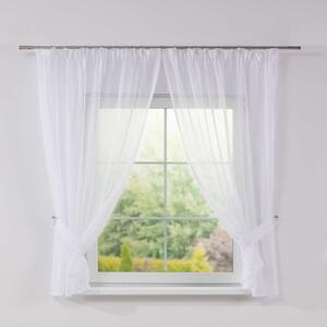 Lily ecru voile curtains - Set of 2