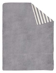 Cotton Cloud Blanket - Grey & White Stripes 150x200cm