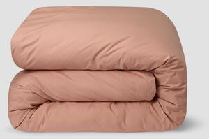 Blush Pink Washed Cotton Percale Duvet Cover | Super King | Piglet in Bed