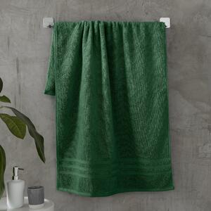 Catherine Lansfield Zero Twist Cotton Towel Dark Green