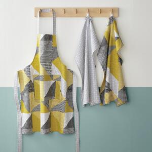 Catherine Lansfield Larsson Geo Apron Ochre