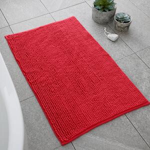 Catherine Lansfield Bobble Super Soft Bath Mat Red