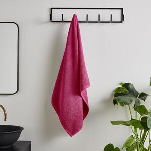 Catherine Lansfield Quick Dry Cotton Towel Hot Pink