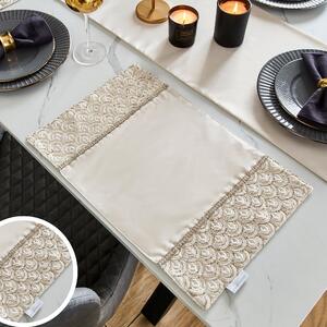 Catherine Lansfield Deco Sequin Four x Placemats Champagne