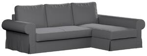 Backabro sofa bed with chaise longue cover