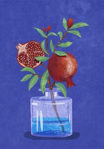 Art Print Pomegranate in Vase, Raissa Oltmanns