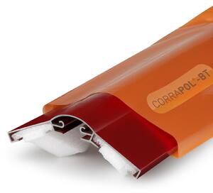 Corrapol®-BT Aluminium Super Ridge Bar Set 2m Red