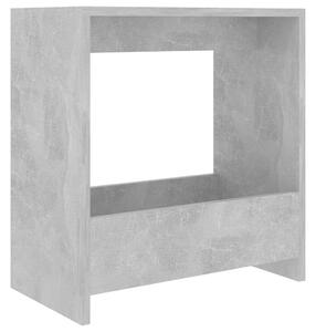 Side Table Concrete Grey 50x26x50 cm Engineered Wood