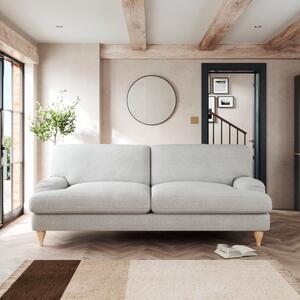 Darwin 4 Seater Sofa Tonal Weave Silver