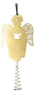 Pluto Design Stig L gingerbread angel Christmas tree topper Brass