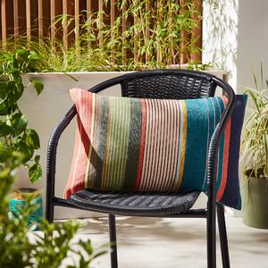 Elements Striped Rectangular Outdoor Cushion MultiColoured