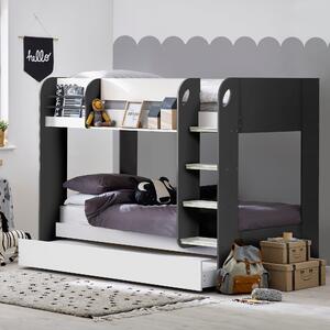 Mars Bunkbed and Underbed Trundle Charcoal