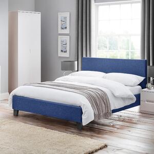 Rialto Fabric Bed Frame Blue