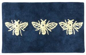 Furn. Deco Bee Bath Mat Navy Blue/Gold