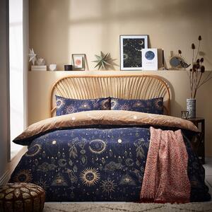 Furn. Constellation Gold Duvet Cover & Pillowcase Set Gold