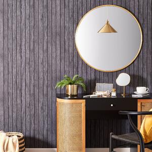 Wooden Slat Panel Wallpaper