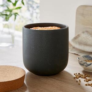 Edited Life Urban Reactive Canister with Cork Lid Small Dark Grey