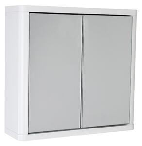 Sicily White Double Door Mirror Cabinet White