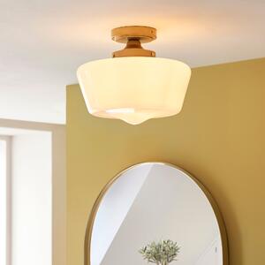 Mondez Bathroom 1 Light Flush Ceiling Fitting Satin Gold
