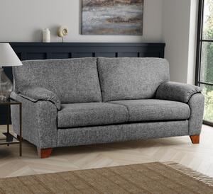 Meyer Tonal Weave 3 Seater Sofa Grey