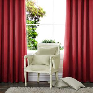 Satin Made to Measure Curtains Scarlet