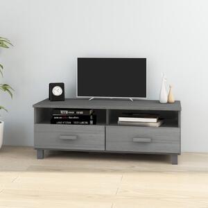 TV Cabinet Dark Grey 106x40x40 cm Solid Wood Pine