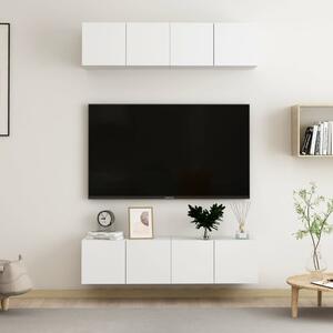 TV Cabinets 4 pcs White 60x30x30 cm Engineered Wood