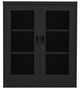 Office Cabinet Anthracite 90x40x105 cm Steel