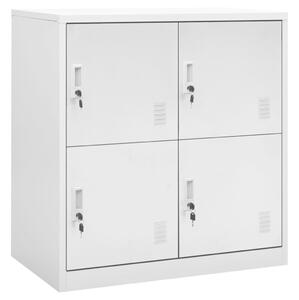 Locker Cabinet Light Grey 90x45x92.5 cm Steel