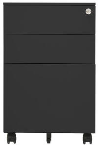 Mobile File Cabinet Anthracite 39x45x60 cm Steel