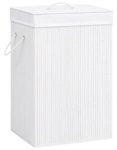 Bamboo Laundry Basket White