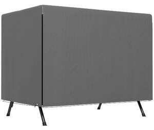 Outsunny Waterproof Swing Bench Cover: Anti-UV Outdoor Furniture Protector, Dark Grey, 215L x 155W x 150Hcm