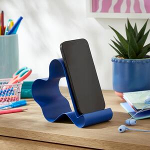 Wavy Metal Bright Cobalt Blue Phone Holder
