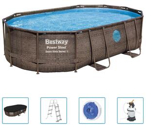 Bestway Power Steel Swimming Pool Set 488x305x107 cm