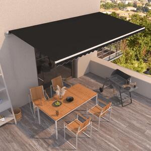 Manual Retractable Awning 600x350 cm Anthracite