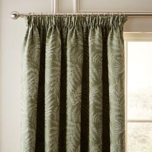 Churchgate Fern Pencil Pleat Curtains