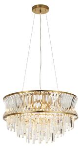Barnwell Tiered Pendant in Bright Nickel