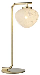 Kyra Confetti Glass Table Light in Satin Brass