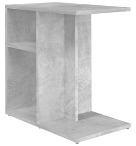 Side Table Concrete Grey 50x30x50 cm Engineered Wood