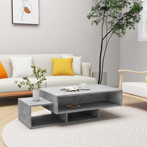 Coffee Table Concrete Grey 105x55x32 cm Engineered Wood