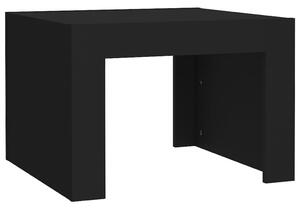 Coffee Table Black 50x50x35 cm Engineered Wood