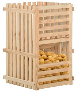 Potato Box 50x50x80 cm Solid Pinewood