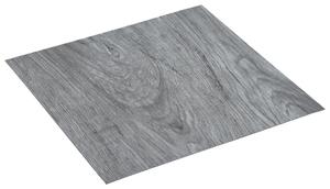 Self-adhesive Flooring Planks 20 pcs PVC 1.86 m² Light Grey