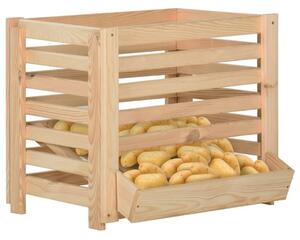 Potato Box 60x40x50 cm Solid Pinewood