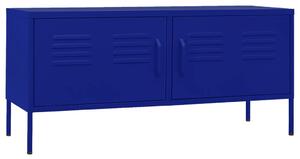 TV Cabinet Navy Blue 105x35x50 cm Steel