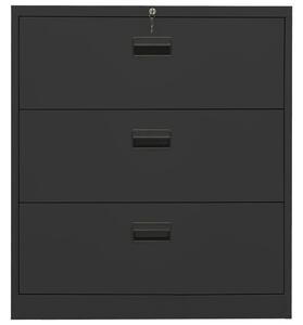 Filing Cabinet Anthracite 90x46x103 cm Steel